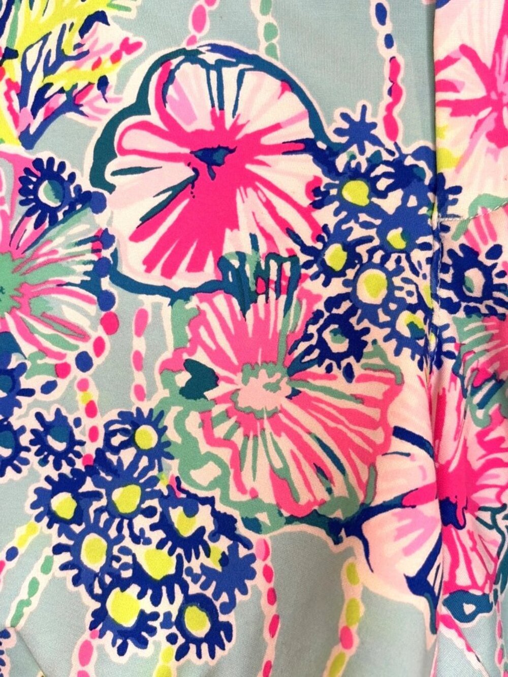 NWT Lilly Pulitzer Buttercup Knit Shorts Sz M Beach You To It 5" Scalloped Hem - Picture 3 of 10